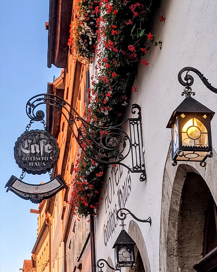 Unser Café in Rothenburg